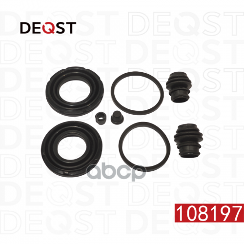 Ремкомплект Тормозного Суппорта Переднего (Для Поршня O 38/43 Mm, Суппорт Akebono). Применяемость H DEQST 