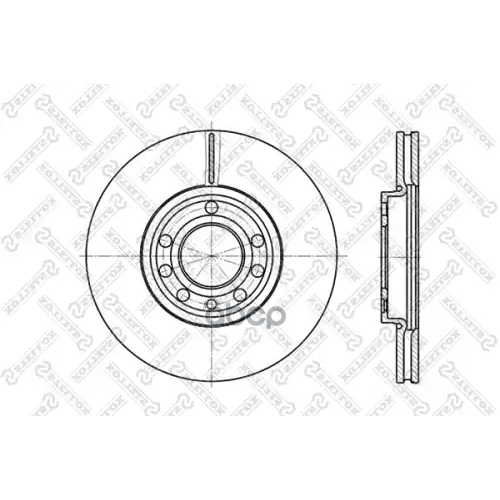 Диск Торм.opel Vectra 1.6-2.2Dti 02> Stellox 