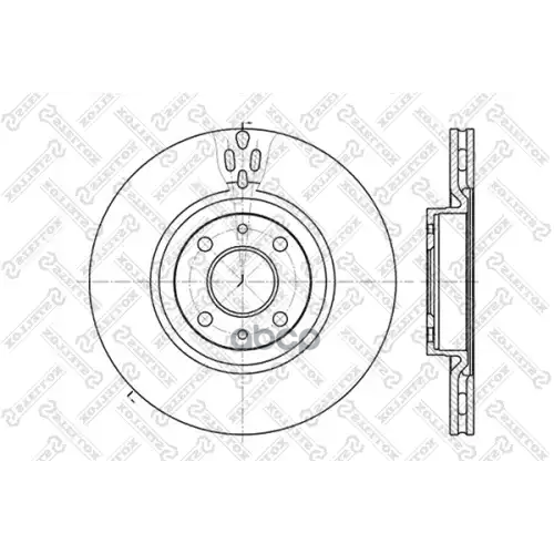Диск Торм. Пер. Stellox 