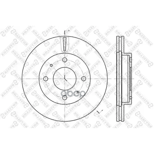 Диск Торм.hyundai Sonata 1.8-3.0 91> Stellox 