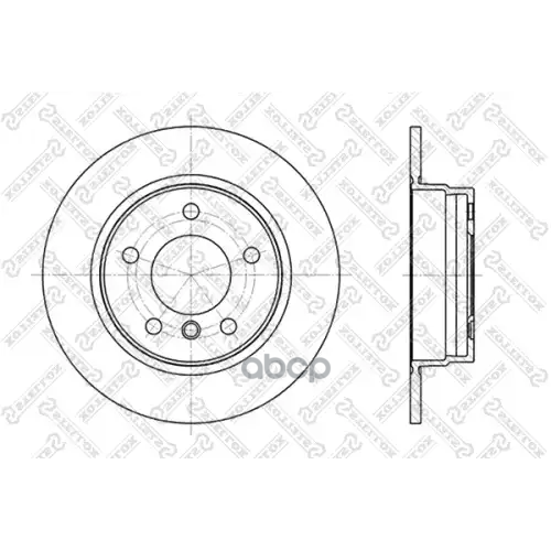 Диск Торм.зад.bmw E36/E46 1.6-2.5Tds M40-M54 90> Stellox 