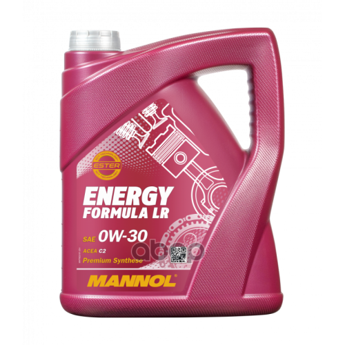 MANNOL Масло Моторное 0W30 Mannol 7922 Energy Formula Lr 5Л.