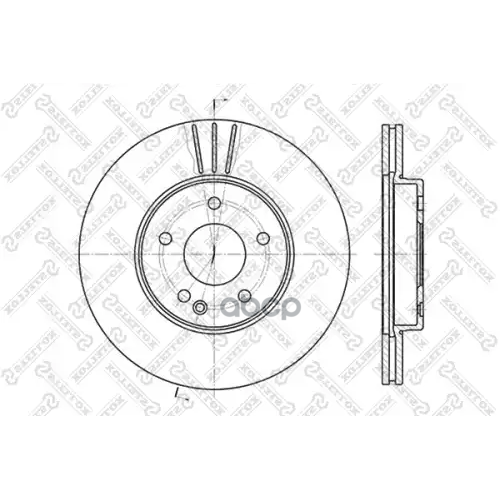 Диск Торм.mb W202 2.0-2.8/2.0D/2.2D 93> Stellox 