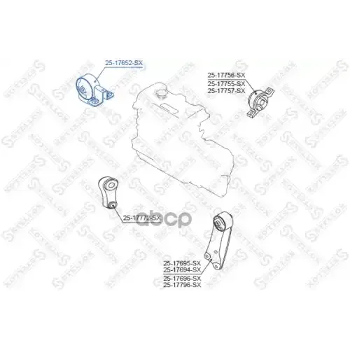 Подушка Двигателя Nissan Cube Z10 1998-2002/Micra K11 Прав. Stellox 