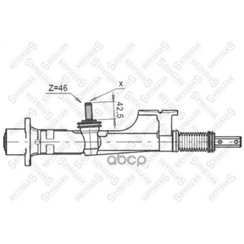 Рулевая Рейка Без Гур Stellox 00-35007-SX