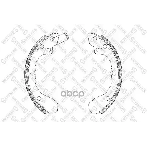 Тормозные Колодки Барабанные Kia Sephia/ Shuma -97 1.5-1.8 Stellox 