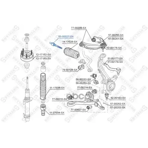 Тяга Рулев. Stellox 