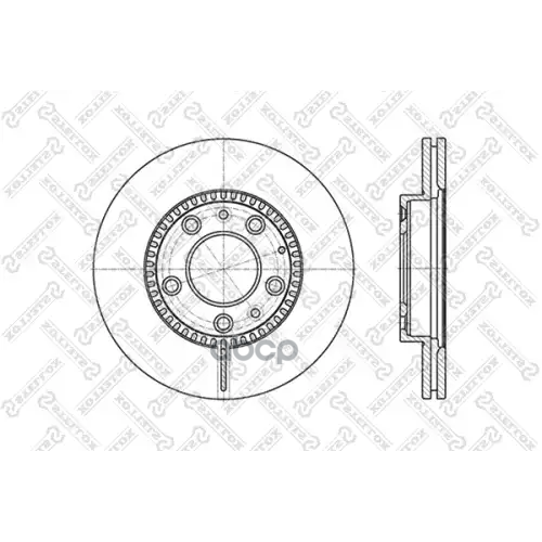 Диск Тормозной Mazda 323/6/626 1.8/2.0/2.0Td 98- Перед. Stellox 