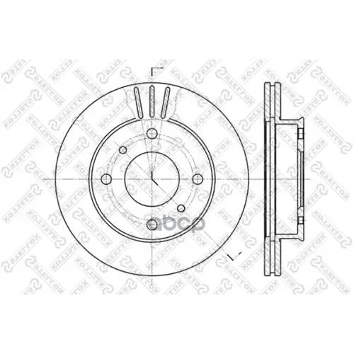 Диск Торм.nissan Primera 1.6/2.0D 90-94 Stellox 