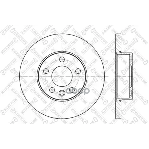 Диск Торм.vw T4 96> Stellox 