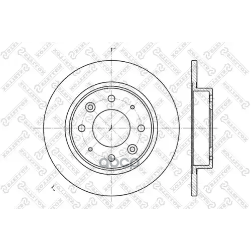Диск Торм.зад.kia Clarus 1.8/2.0 96> Stellox 