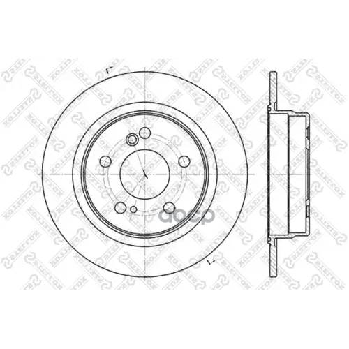 Диск Тормозной Mb W202/W203/W210 2.0-3.0Td 85- Stellox 