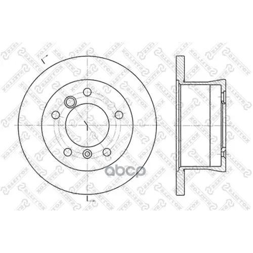 Диск Торм. Зад. Stellox 