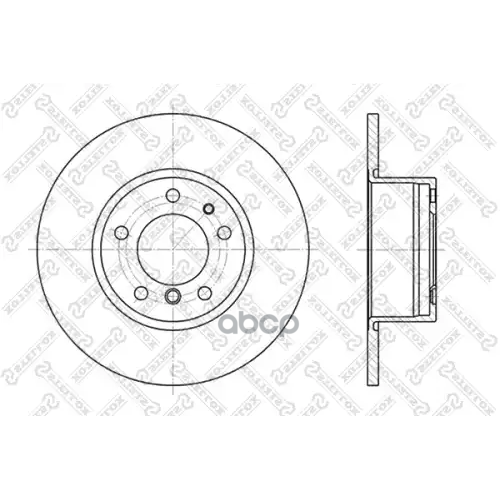 Диск Тормозной Bmw E34 1.8-2.5Tds M20/M21/M40-M51 87-97 Stellox 
