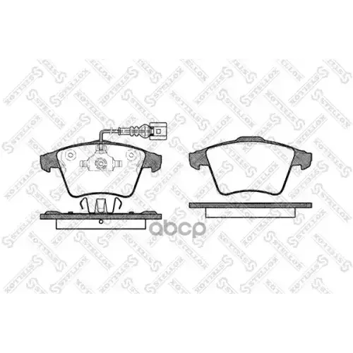 Колодки Тормозные Дисковые Передние Stellox 1056022-SX