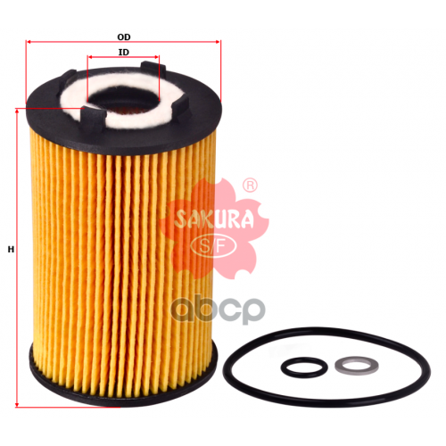 Фильтр Масляный Ssangyong Actyon 10- 2.0 (Бензин) Sakura 