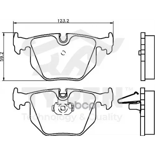 Колодки Тормозные Дисковые TYREN 